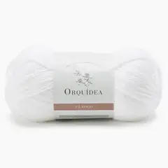 ORQUIDEA - LANA OVILLO CLÁSICO ORQUÍDEA 100 GRS ANTIALÉRGICA - Blanco
