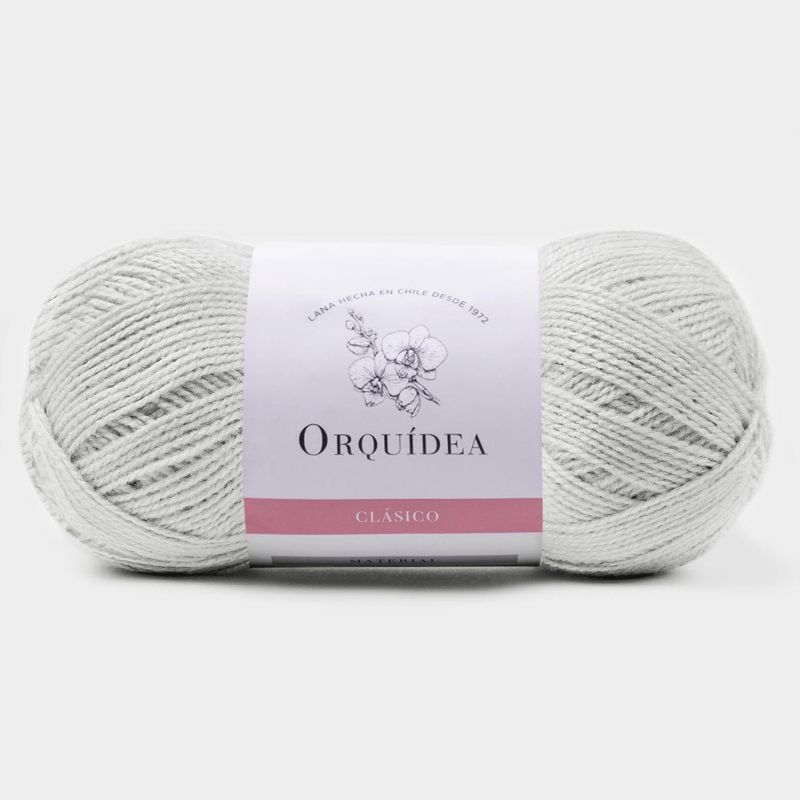 ORQUIDEA - LANA OVILLO CLÁSICO ORQUÍDEA 100 GRS ANTIALÉRGICA - Gris