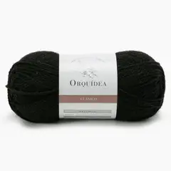 ORQUIDEA - LANA OVILLO CLÁSICO ORQUÍDEA 100 GRS ANTIALÉRGICA - Negro