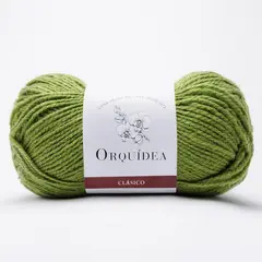 ORQUIDEA - LANA OVILLO CLÁSICO ORQUÍDEA 100 GRS ANTIALÉRGICA - Verde