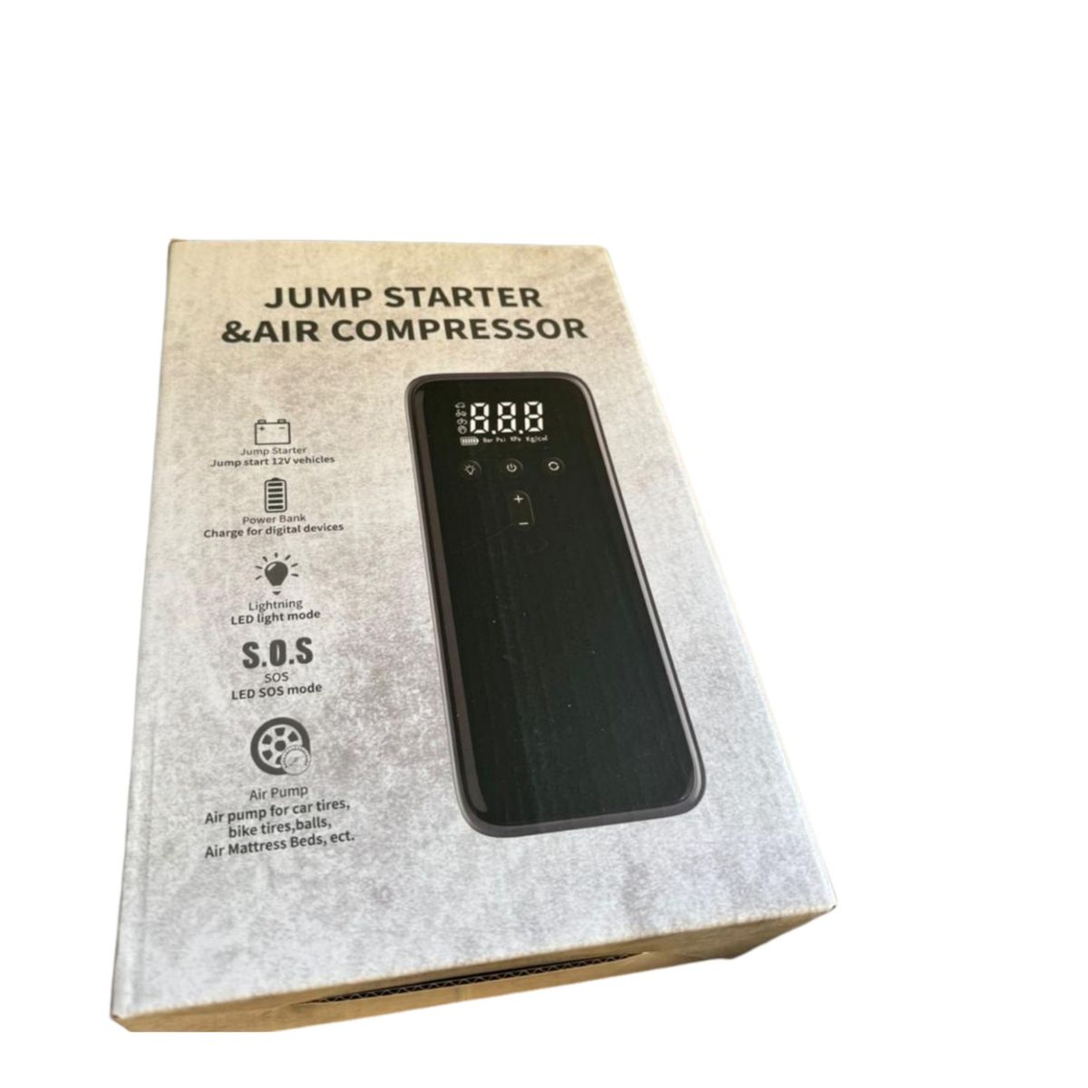 GENERICO - Compresor De Aire Multifuncional Y Arrancador De Batería SKU CF