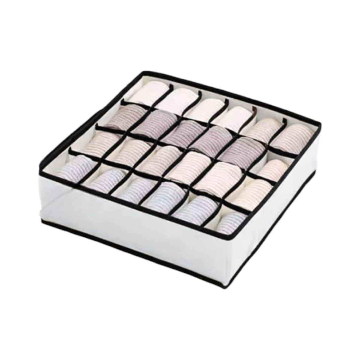 HOMEY - Pack de 4 Organizadores de Closet para Ropa Interiror, 16 Divisiones..