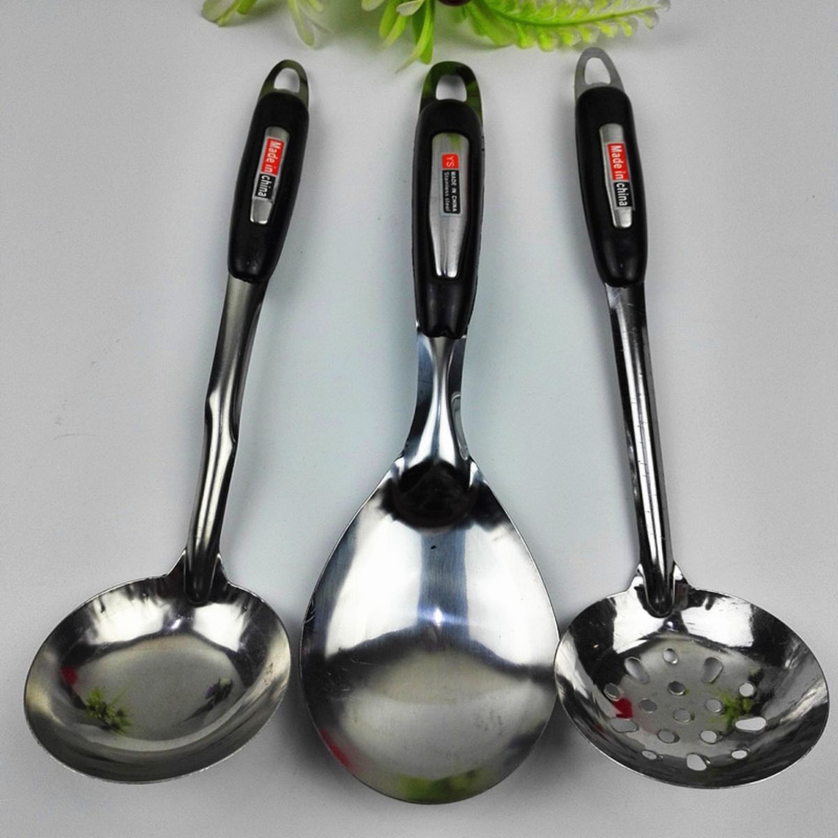 CRUSEC - Set 5 Piezas Utensilios Cocina Cucharones Espatula