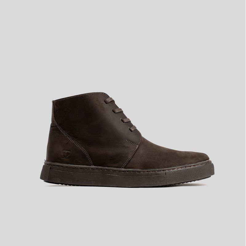 TRAUKO - Zapato Cuero Hombreo Chocolate Trauko Atacama