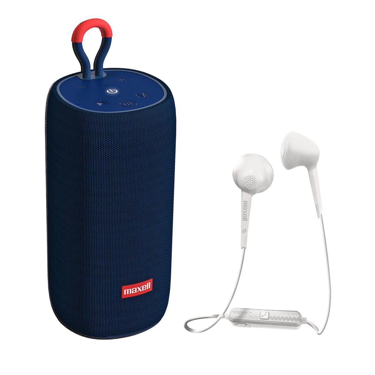 MAXELL - Parlante Bluetooth Portátil + Audífonos Bluetooth Maxell