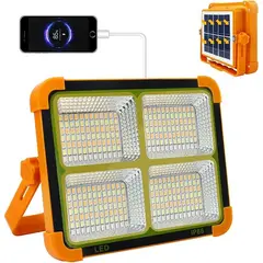 GENERICO - Lampara De Emergencia Foco Solar Recargable Led Camping