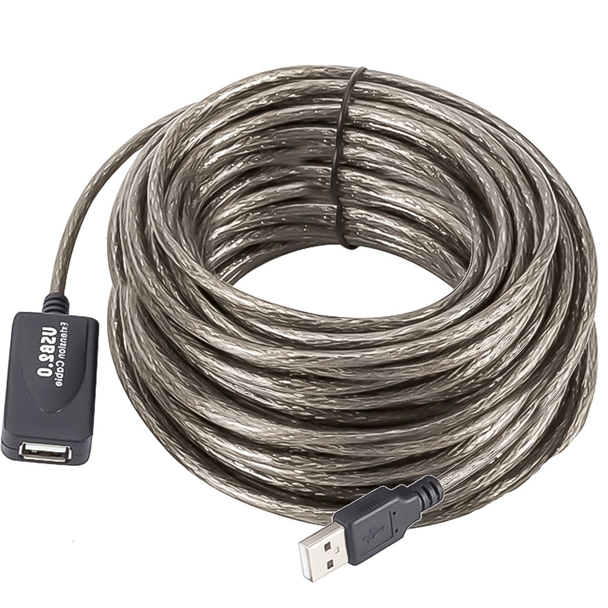 GENERICO - CABLE ACTIVO USB 2.0 A-A 20 METROS M/H