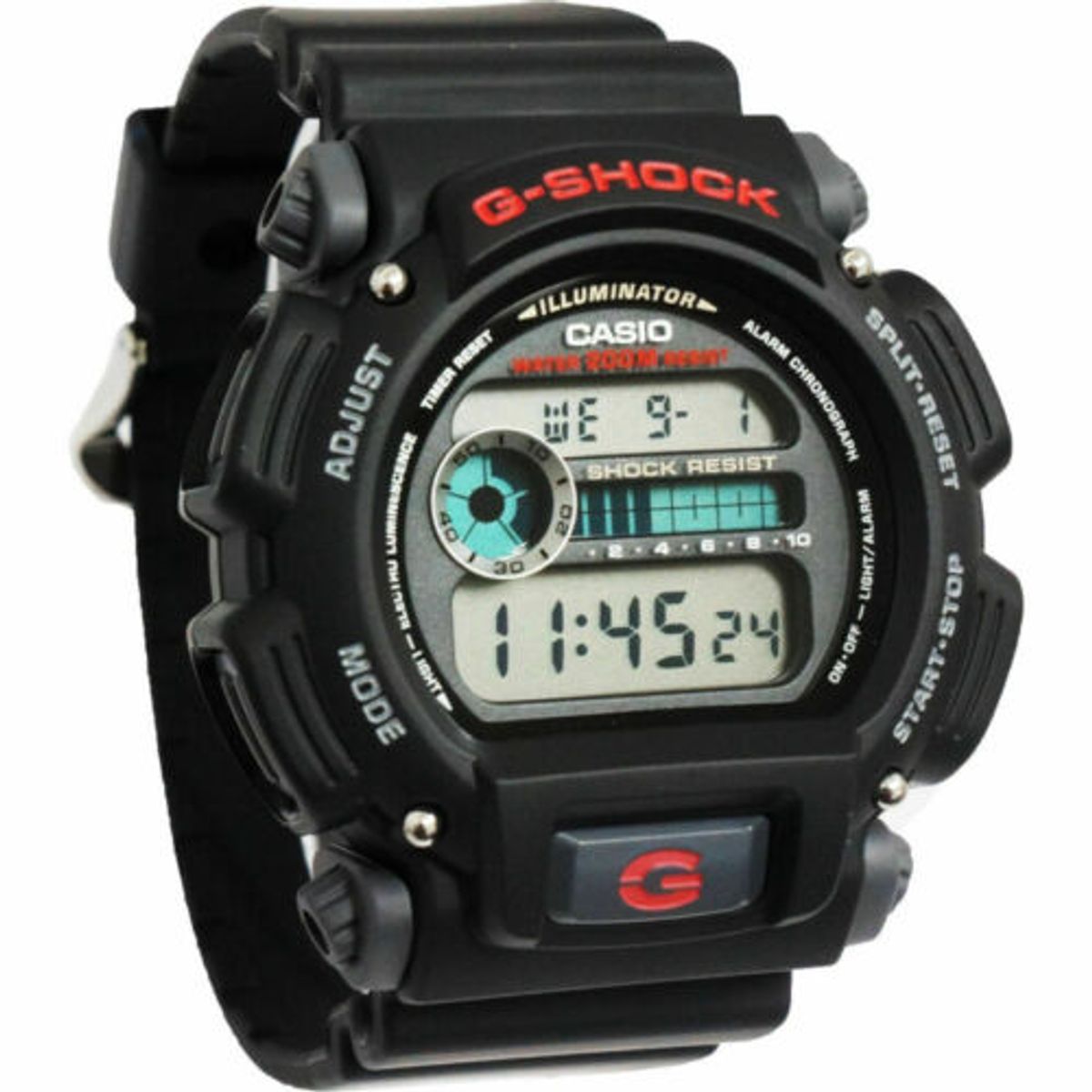 CASIO - RELOJ CASIO GSHOCK DW9052-1 HOMBRE ANTIGOLPE SUMERGIBLE 200M