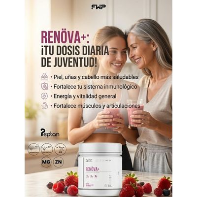 Imagen 2 del producto Colageno Hidrolizado Renova Magnesio Resveratrol Original