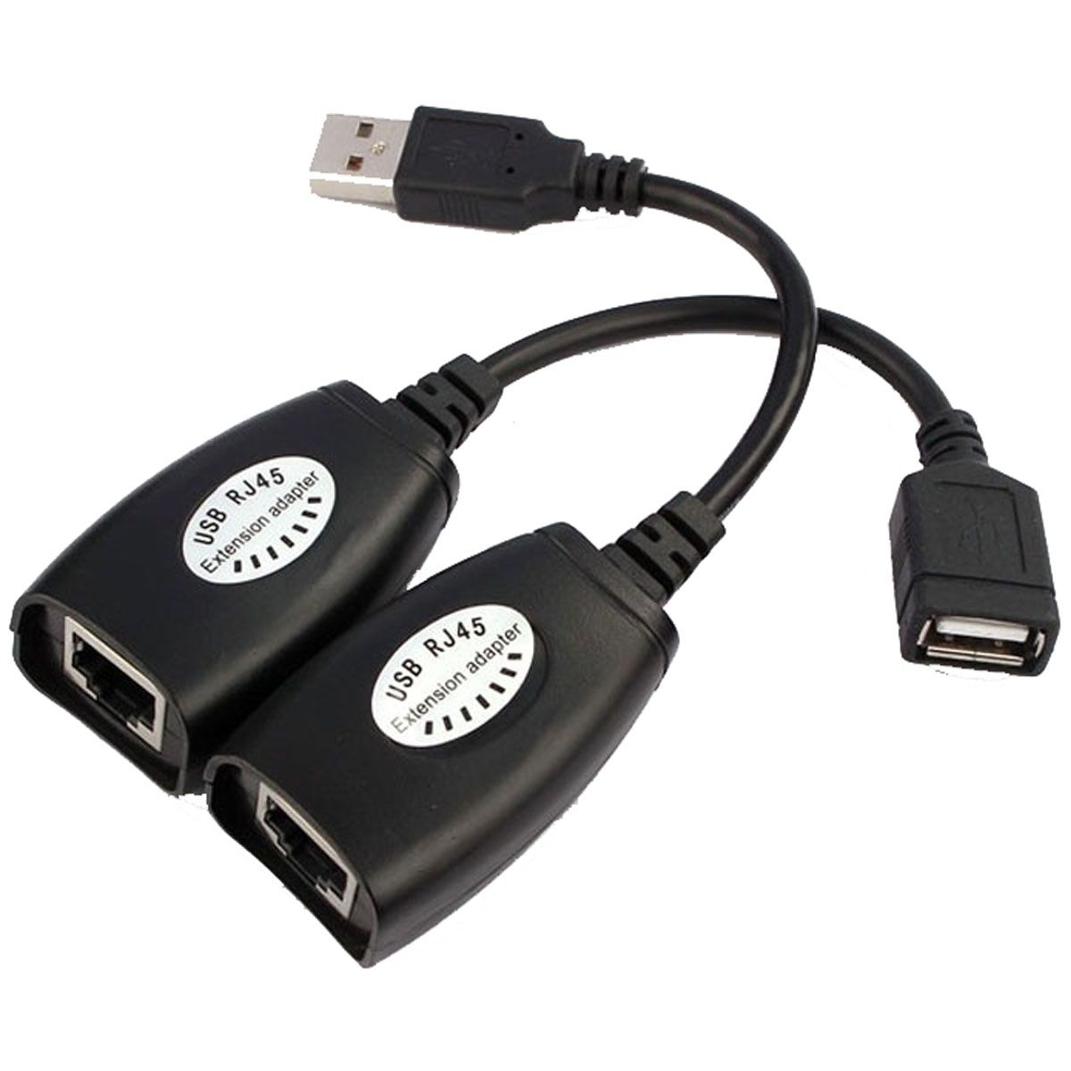 GENERICO - EXTENSOR USB 2.0 POR RJ45. HASTA 45 METROS