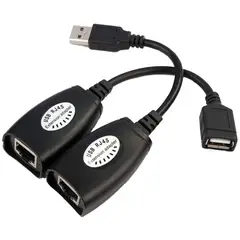 GENERICO - EXTENSOR USB 2.0 POR RJ45. HASTA 45 METROS