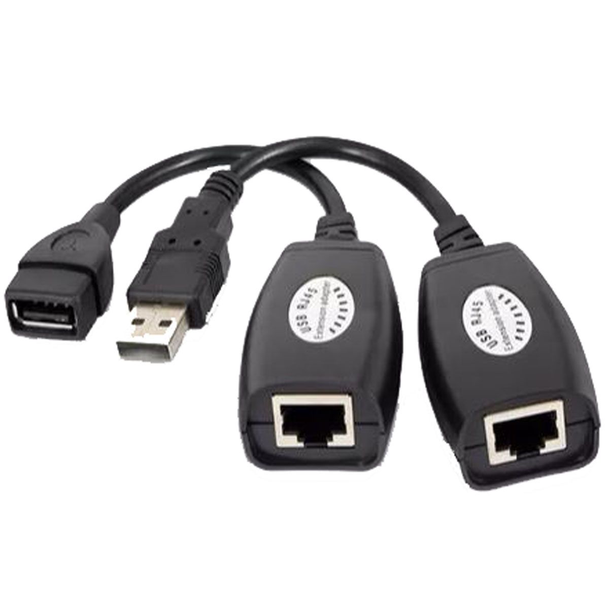 GENERICO - EXTENSOR USB 2.0 POR RJ45. HASTA 45 METROS