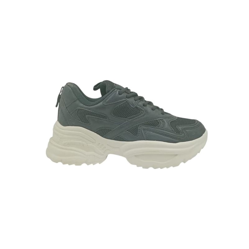 HERIEL - Zapatilla Negra Plataforma Mujer