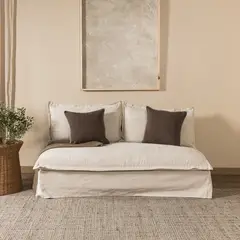 AMOBLE - Sofa Aragones Beige Amoblé