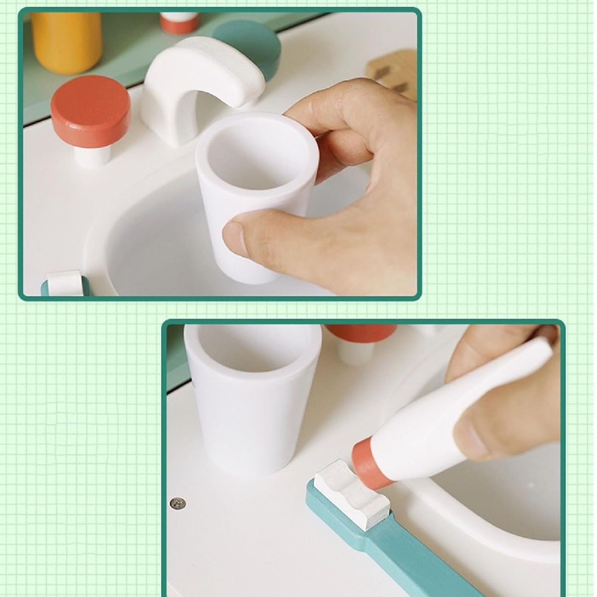 GENERICO - Lavamanos para Niños y Niñas Juguetes de madera