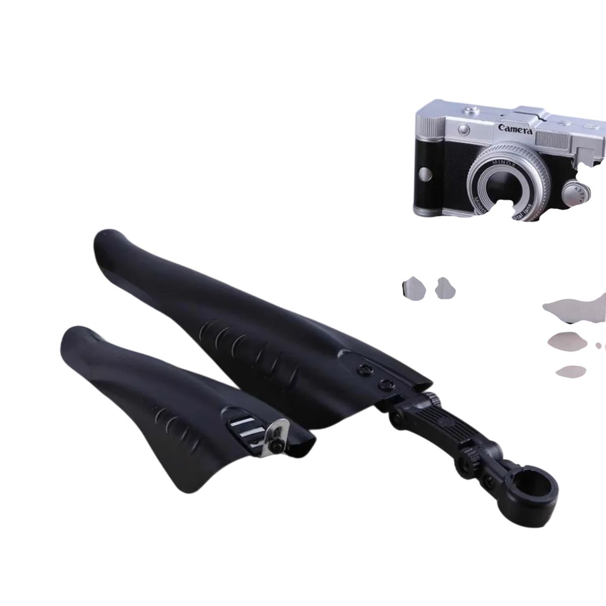 GENERICO - Par Tapabarros Bicicleta Universal Kit Tapa Barro Ajustable