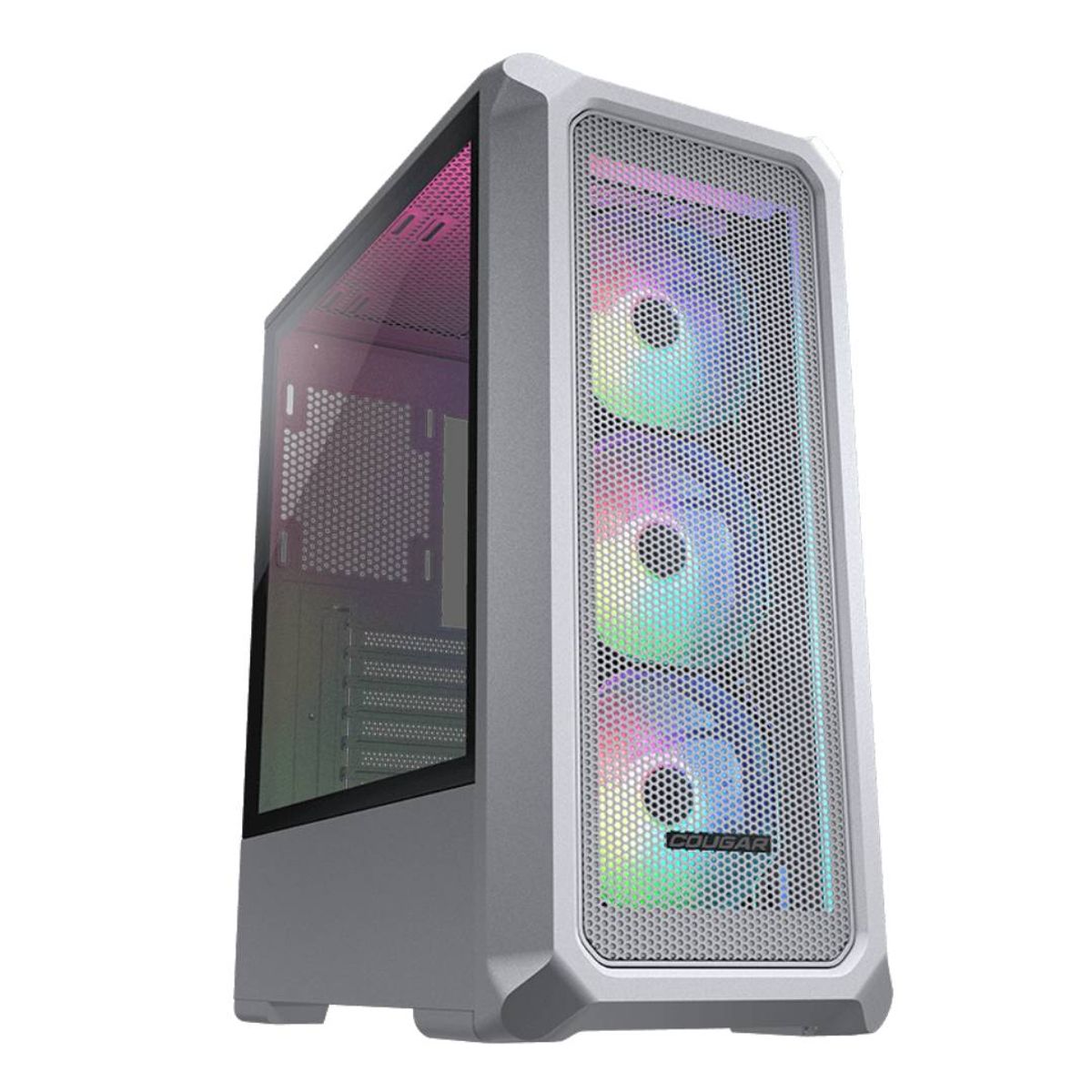 COUGAR - Gabinete Cougar Archon 2 Mesh RGB Blanco (3 front fans)