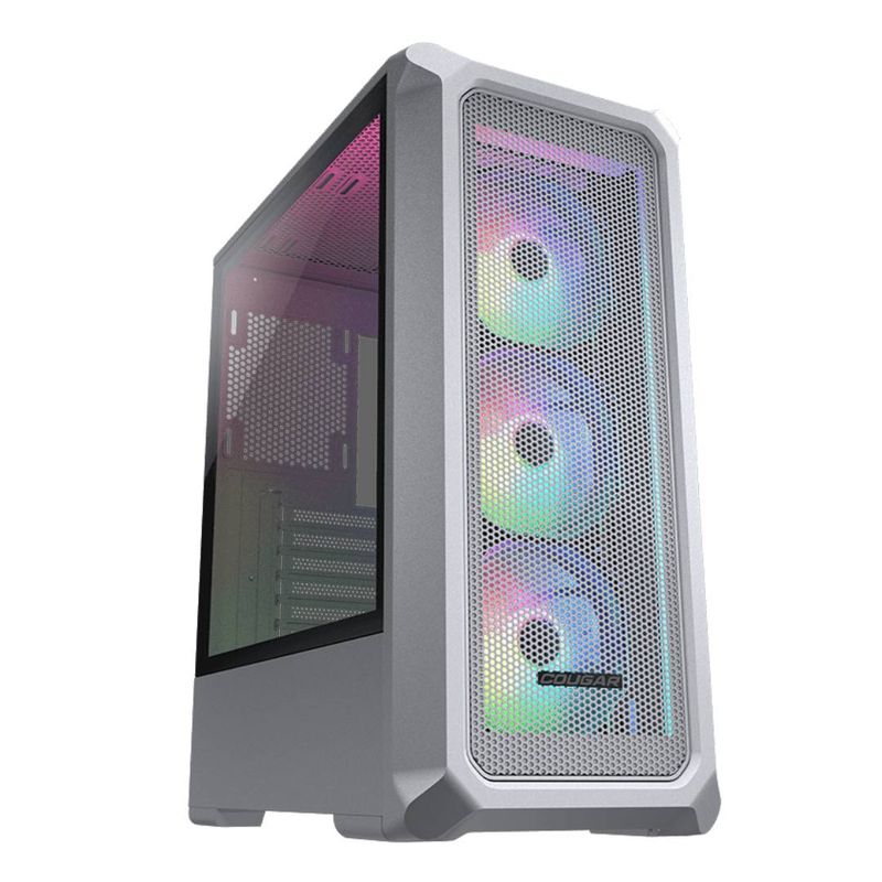 COUGAR - Gabinete Cougar Archon 2 Mesh RGB Blanco 3 front fans