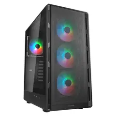 COUGAR - Gabinete Airface Pure RGB Negro (3 front, 1 back fan)