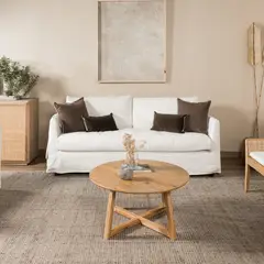 AMOBLE - Sofa Helga Blanco La Amoblé