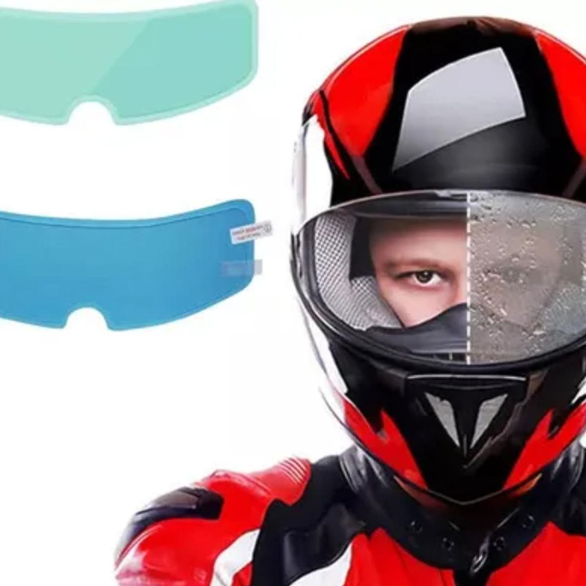 GENERICO - Pinlock Antiempañante Para Casco De Moto Antiparra Etc Agua