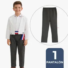 UTILISIMO - Pantalón Huaso Gris con Rayas Niño Fiestas Patrias