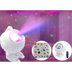 GENERICO - Lampara Proyector Astronauta De Galaxia Sentado