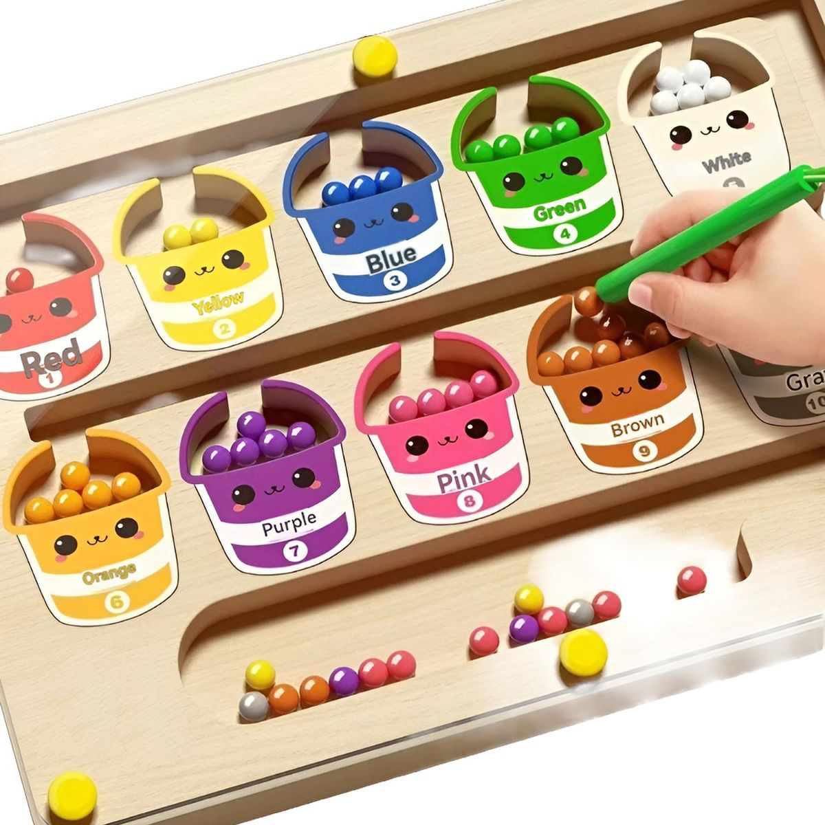 GENERICO - Tablero De Juego Magnético Montessori