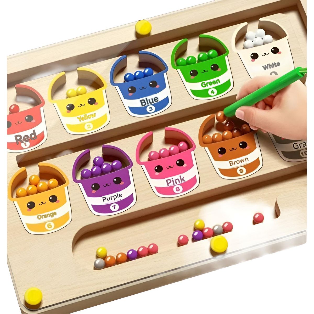 GENERICO - Tablero De Juego Magnético Montessori