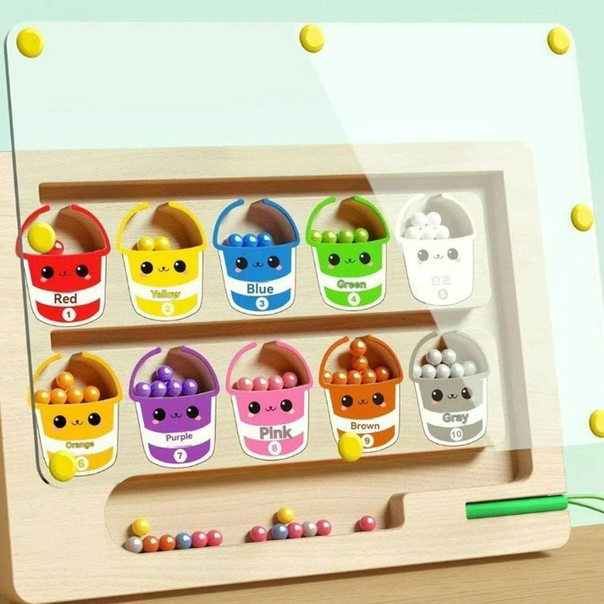 GENERICO - Tablero De Juego Magnético Montessori