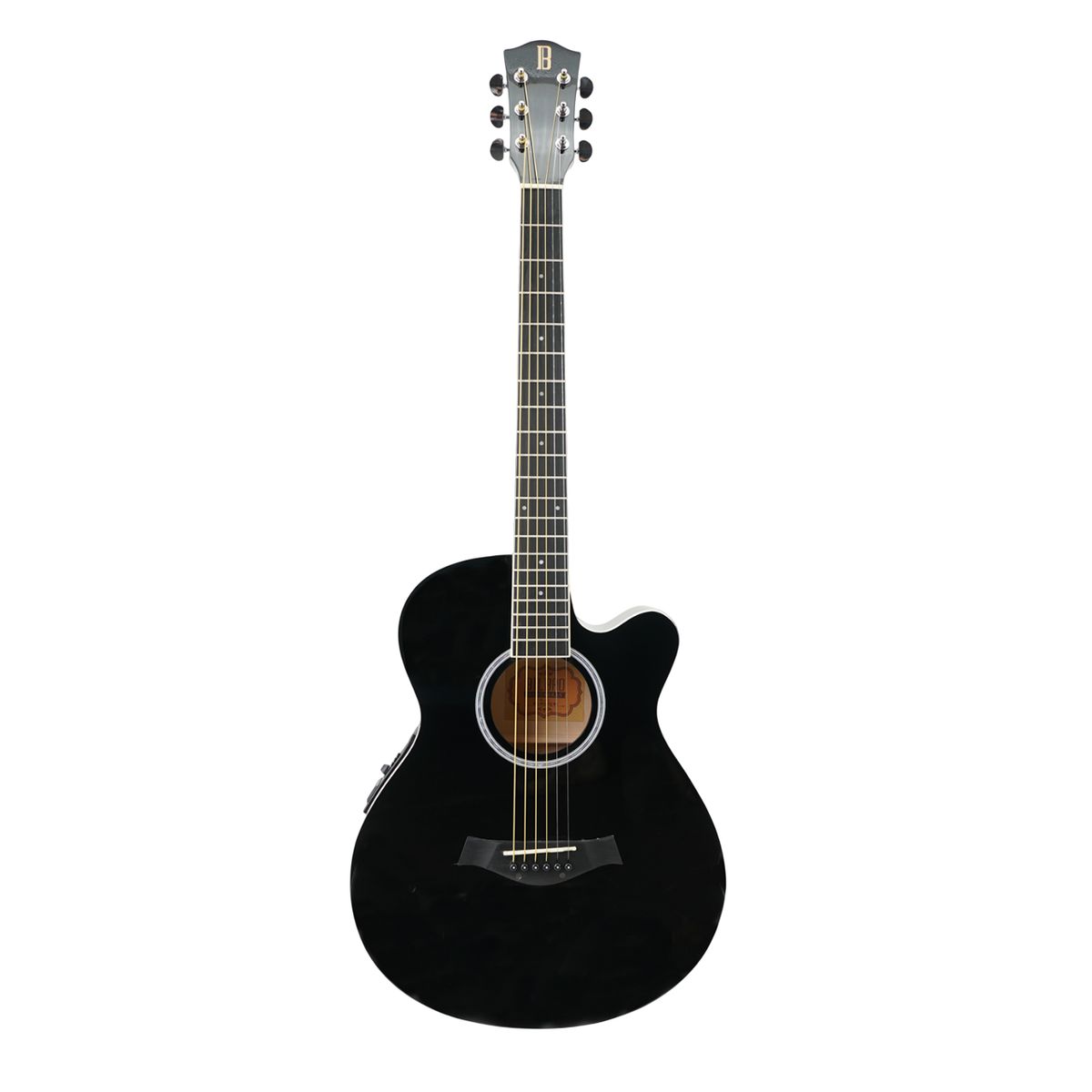 BILBAO - Guitarra Thin Eq cuerda metálica 40" 3 BIL-403-EQ-BK Bilbao