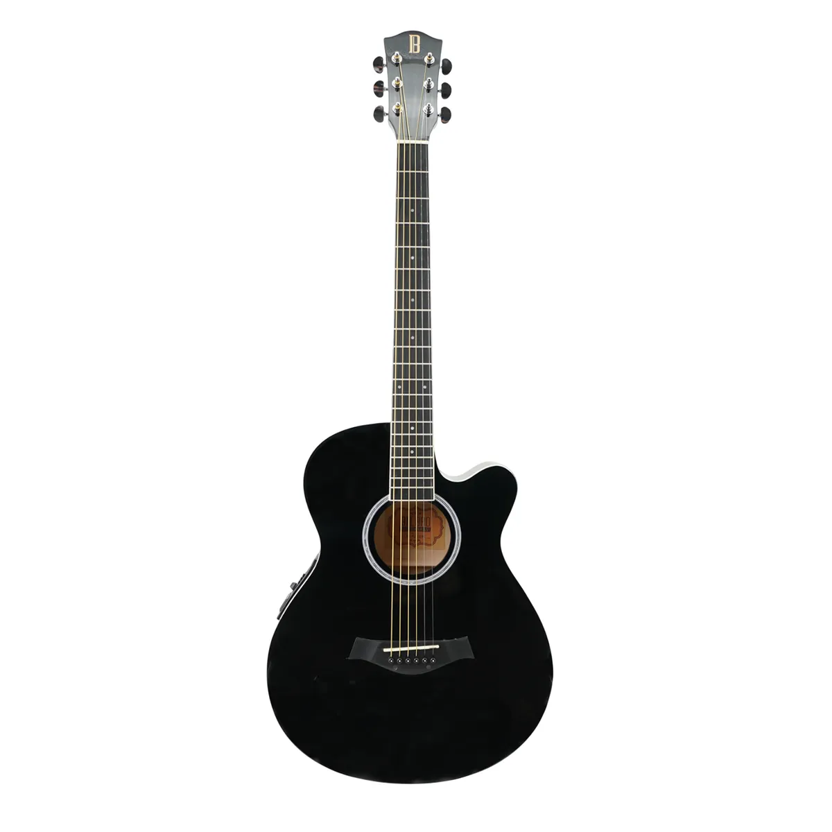 BILBAO - Guitarra Thin Eq cuerda metálica 40" 3 BIL-403-EQ-BK Bilbao