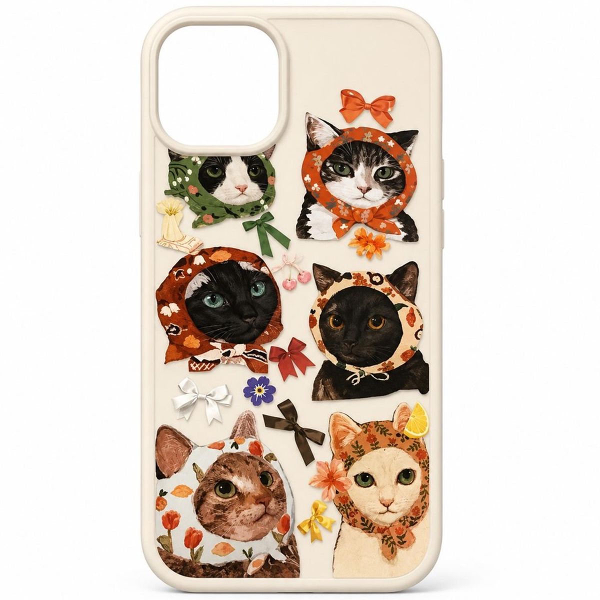 GENERICO - Carcasa Para iPhone Gatitos Gato Cariñositos Modelos Diseño Transparente iPhone 13. - 14 - 15