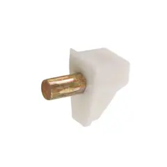 DVP - Soporte repisa blanco plastico/metal 50uds