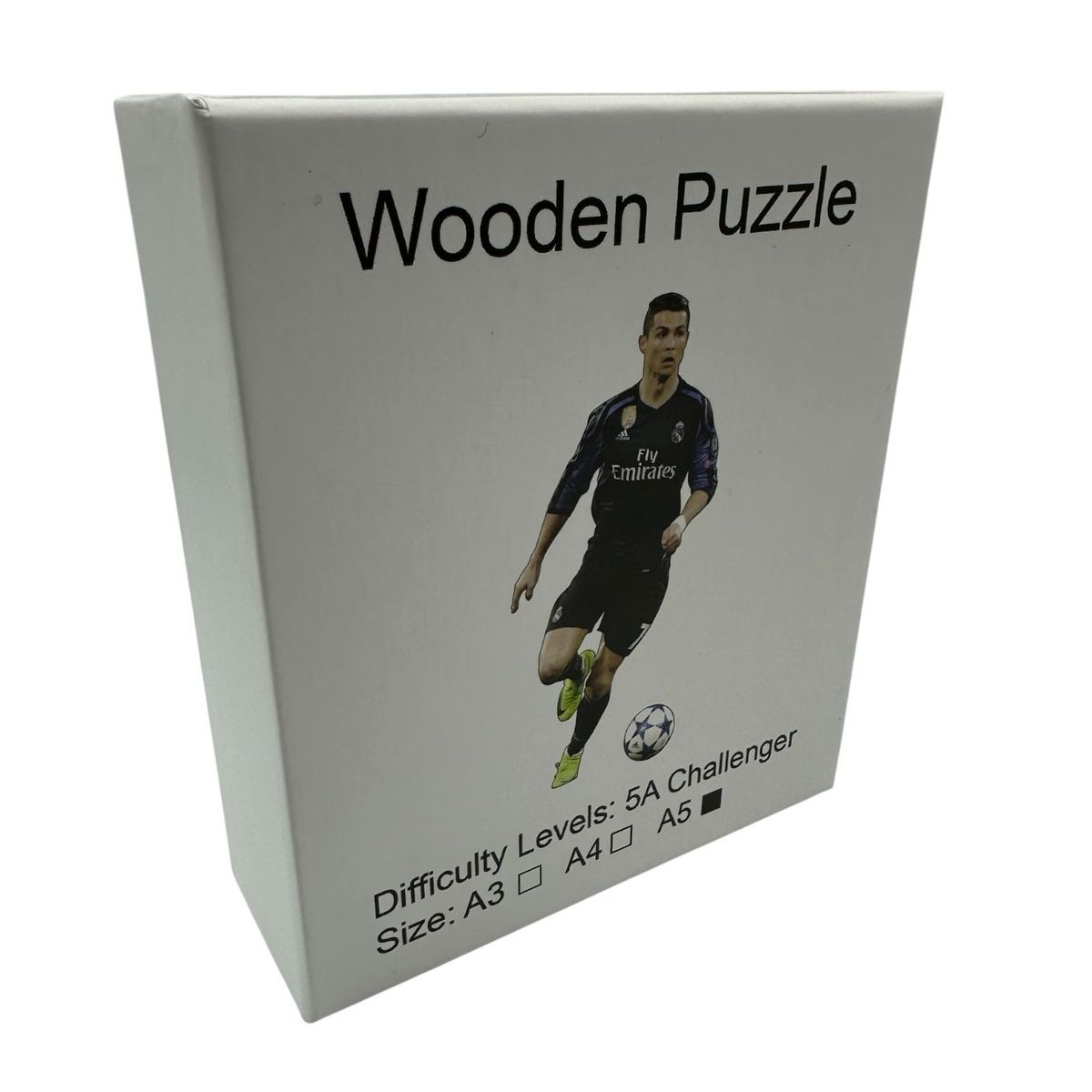 GENERICO - Puzzle de Madera Cristiano Ronaldo CR7 Real Madrid