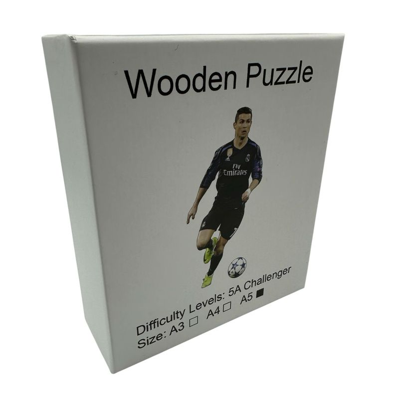 GENERICO - Puzzle de Madera Cristiano Ronaldo CR7 Real Madrid
