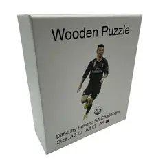GENERICO - Puzzle de Madera Cristiano Ronaldo CR7 Real Madrid