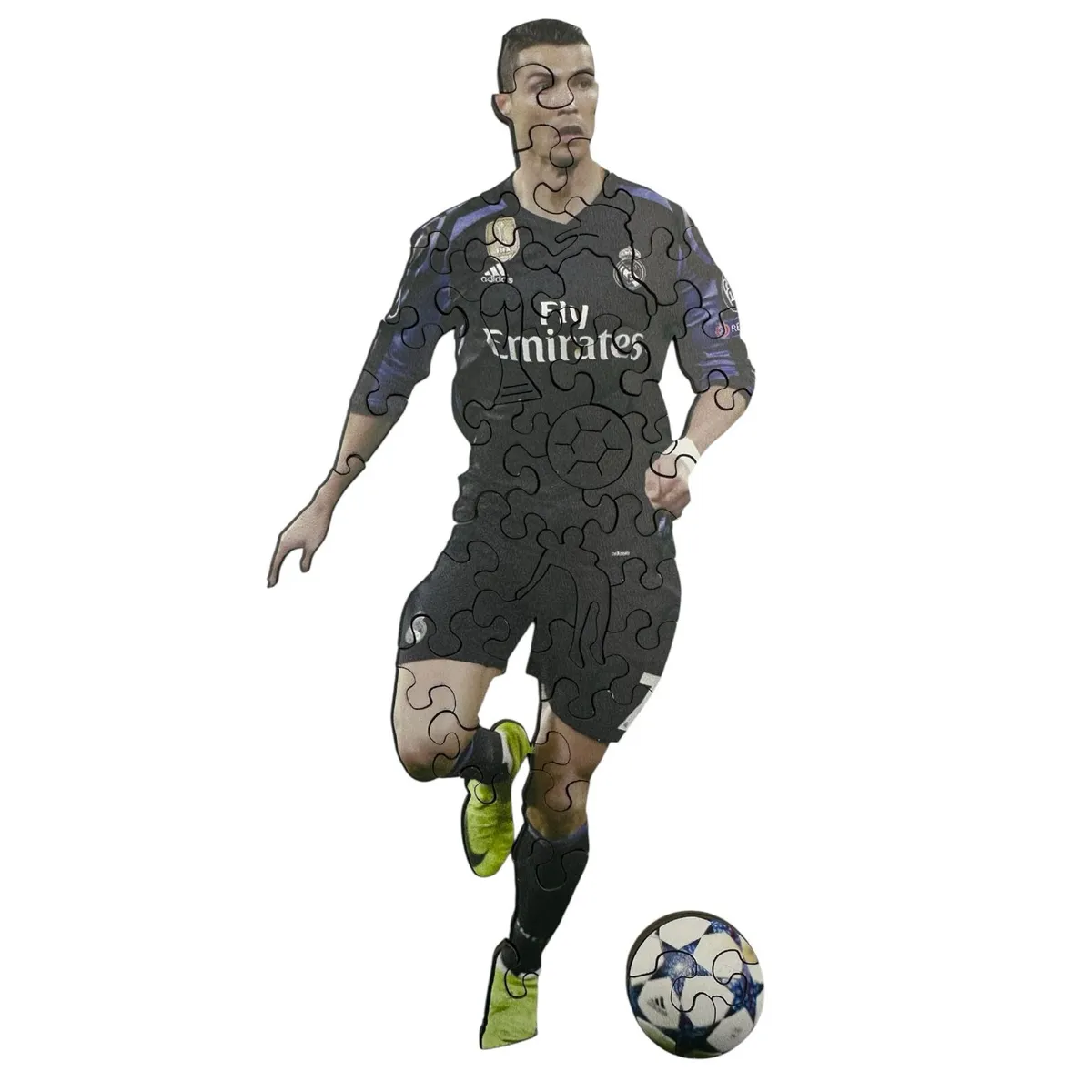 GENERICO - Puzzle de Madera Cristiano Ronaldo CR7 Real Madrid