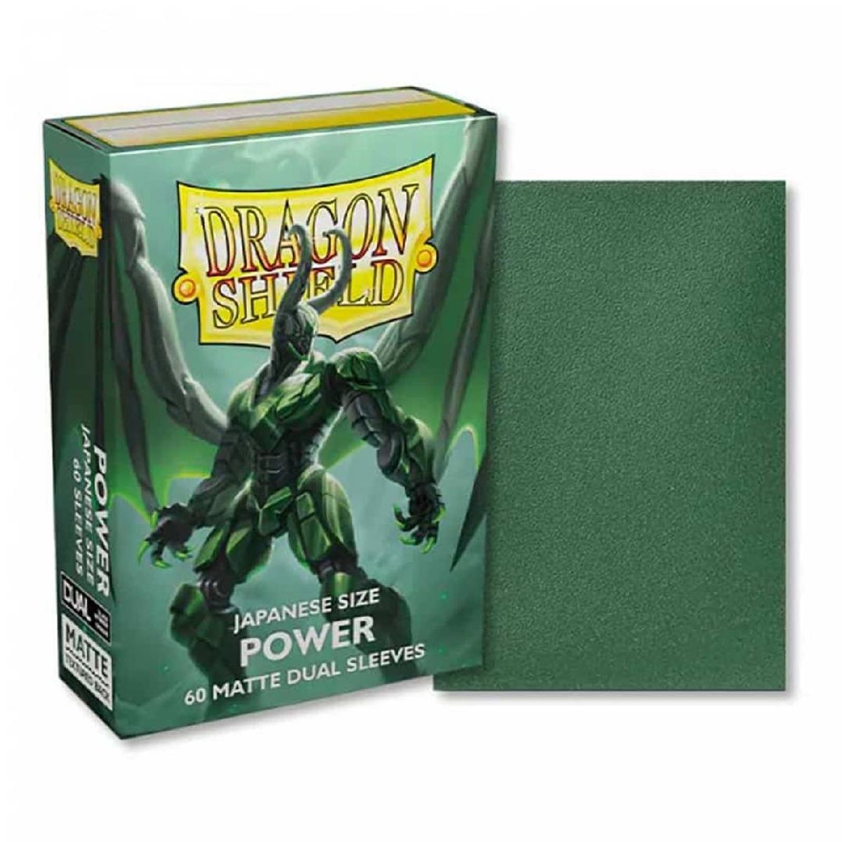 Dragon Shield - Protector Dragon Shield DUAL - Matte Green/Power Japanese 60