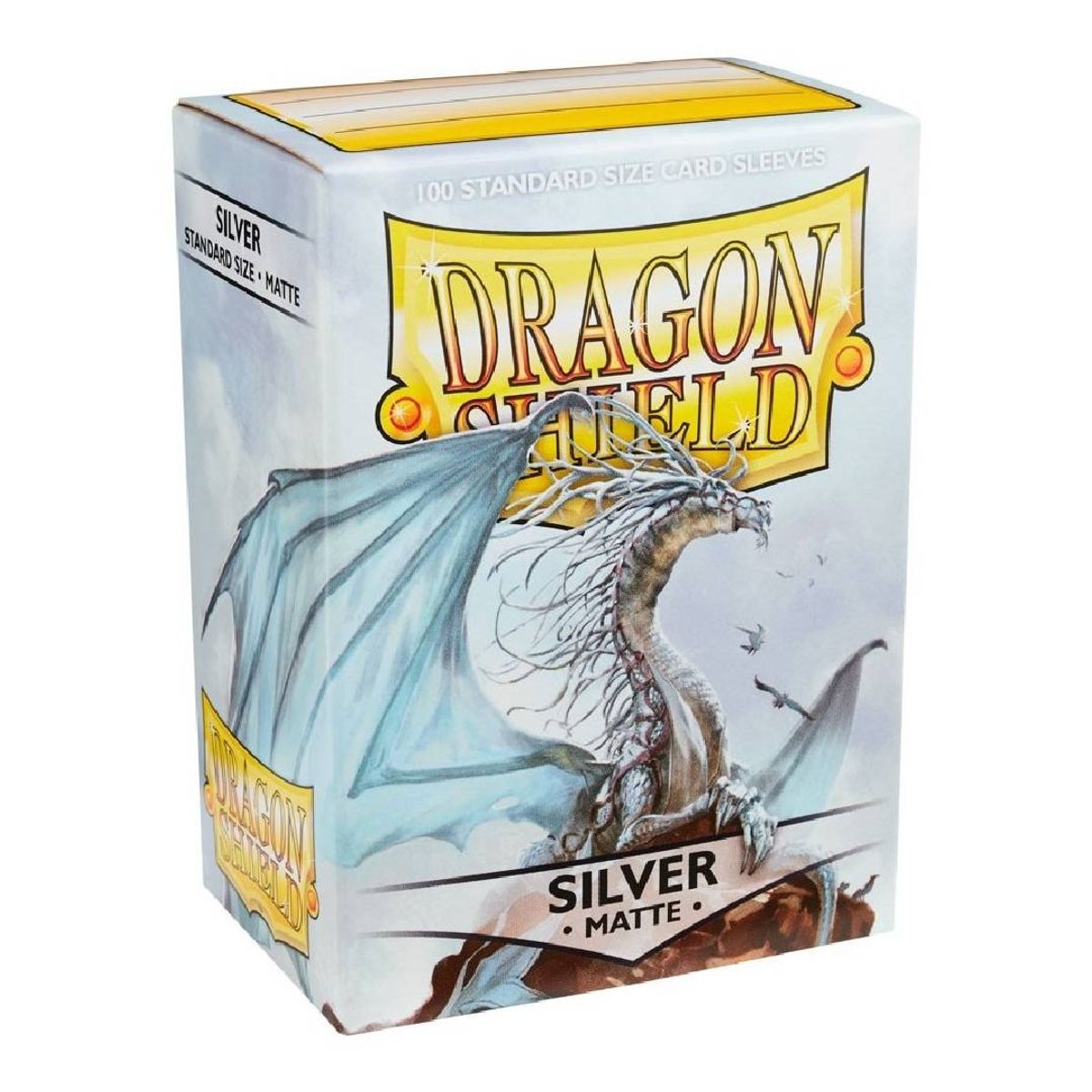 Dragon Shield - Dragon Shield Sleeves: Standard- Matte Silver (100 ct.)