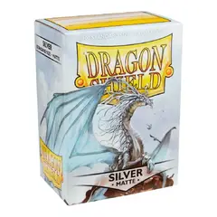 Dragon Shield - Sleeves: Standard- Matte Silver (100 ct.)