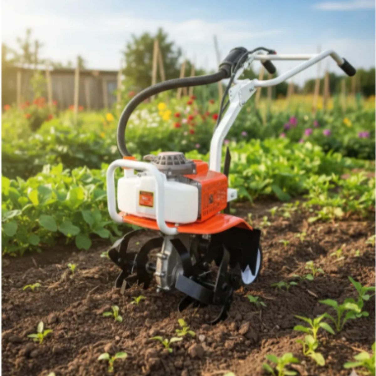 ALTERNATIVE - Motocultivador 63cc Motor 2 Tiempos Partida Electrica - Prof Japon.