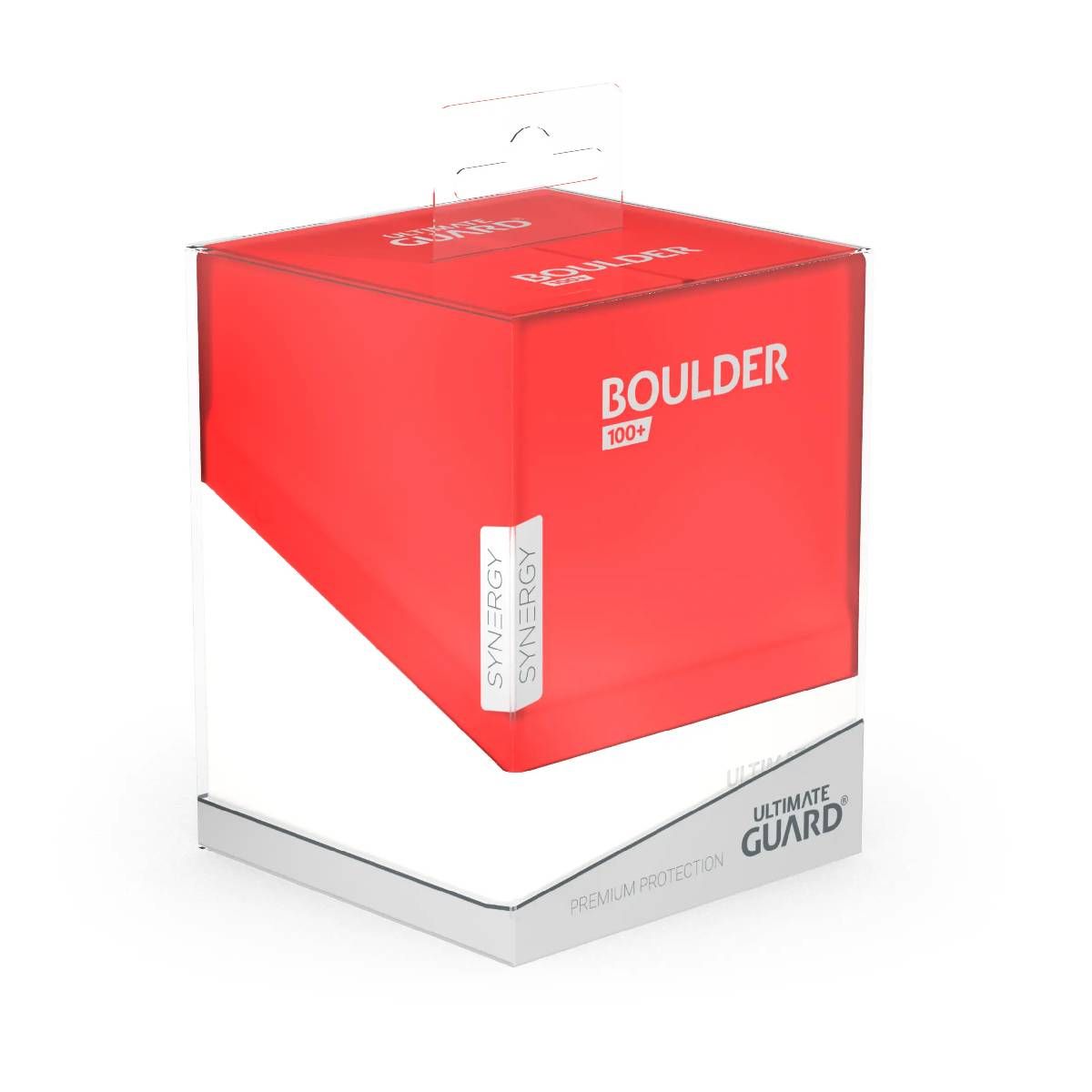 ULTIMATE GUARD - Portamazo Boulder 100+ Standard Size - Synergy Red/White