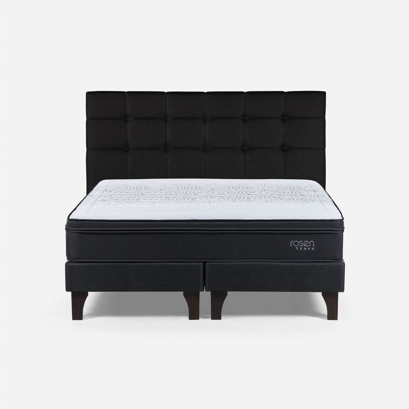 ROSEN - Cama Europea Tempo Rosen King + Respaldo Issey Graf Rosen