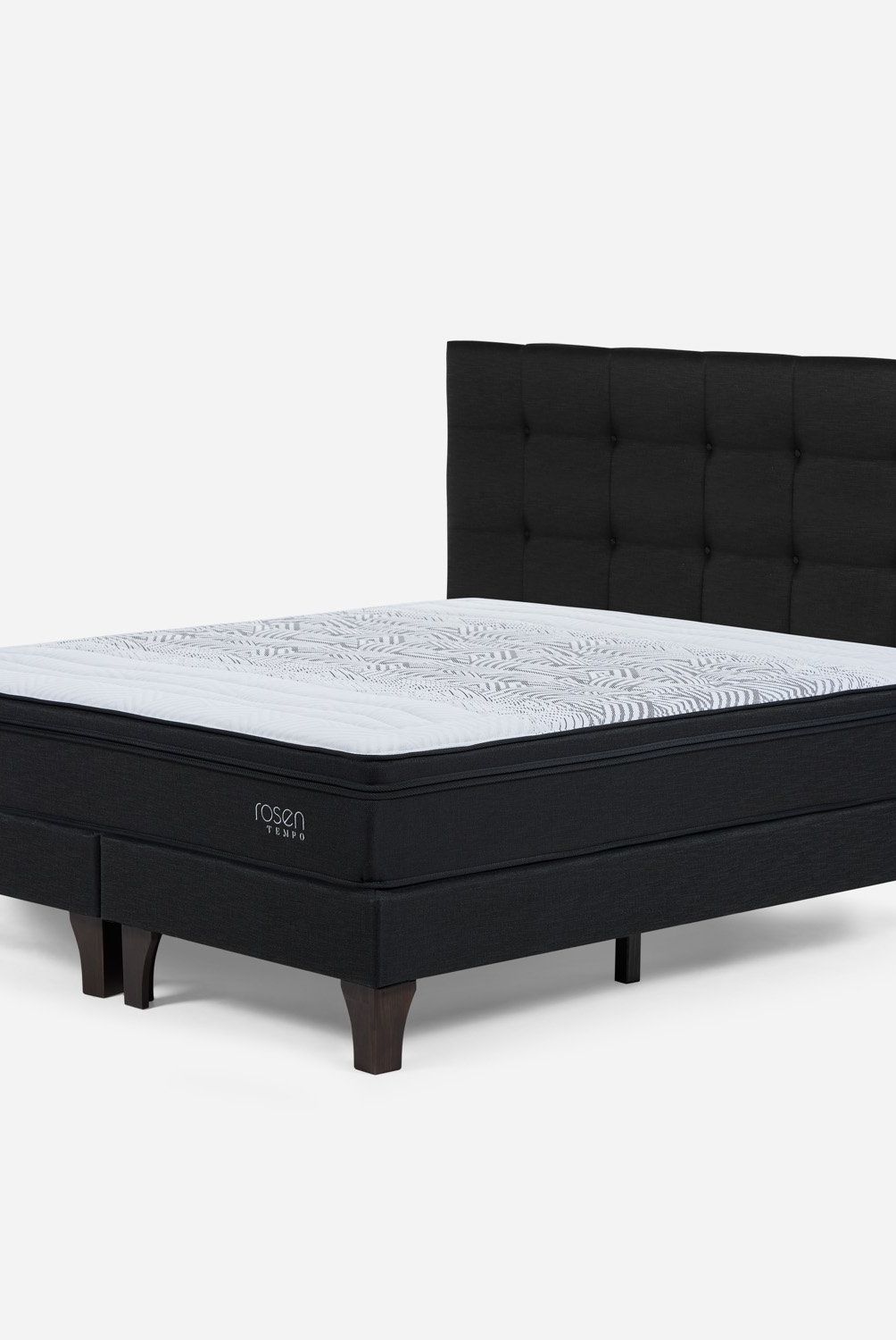 ROSEN - Cama Europea Tempo Rosen King + Respaldo Issey Graf Rosen