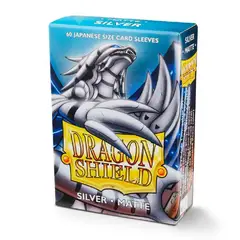 Dragon Shield - Protectores 60 Japanese Matte Silver