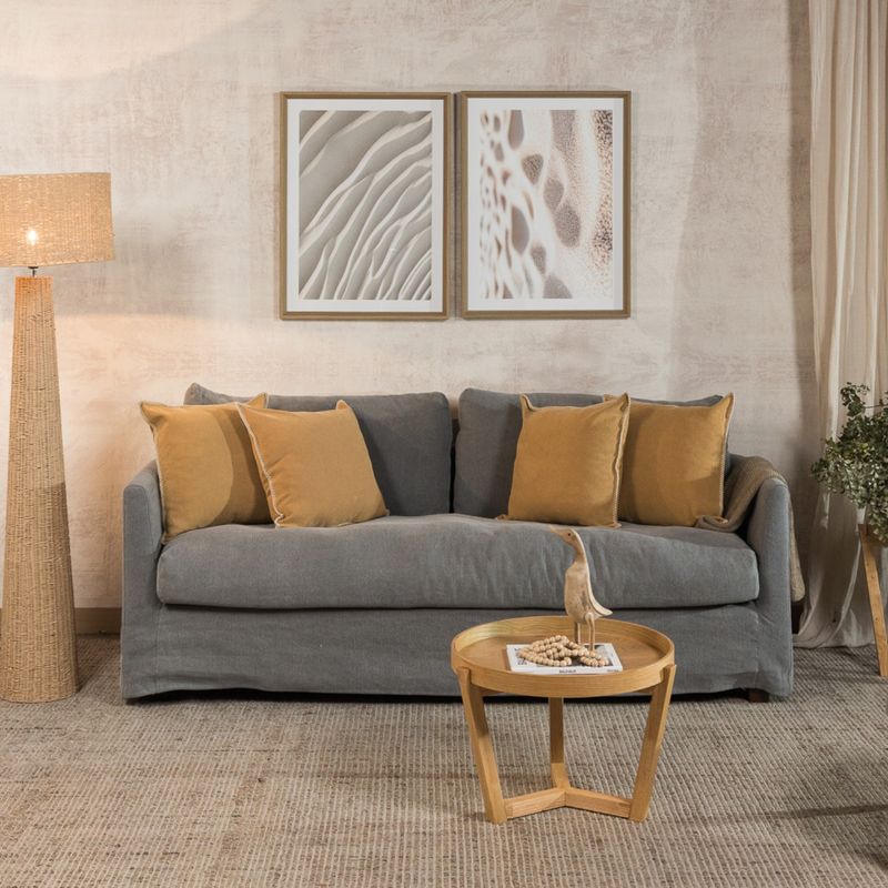 AMOBLE - Sofa Helga Gris La Amoblé
