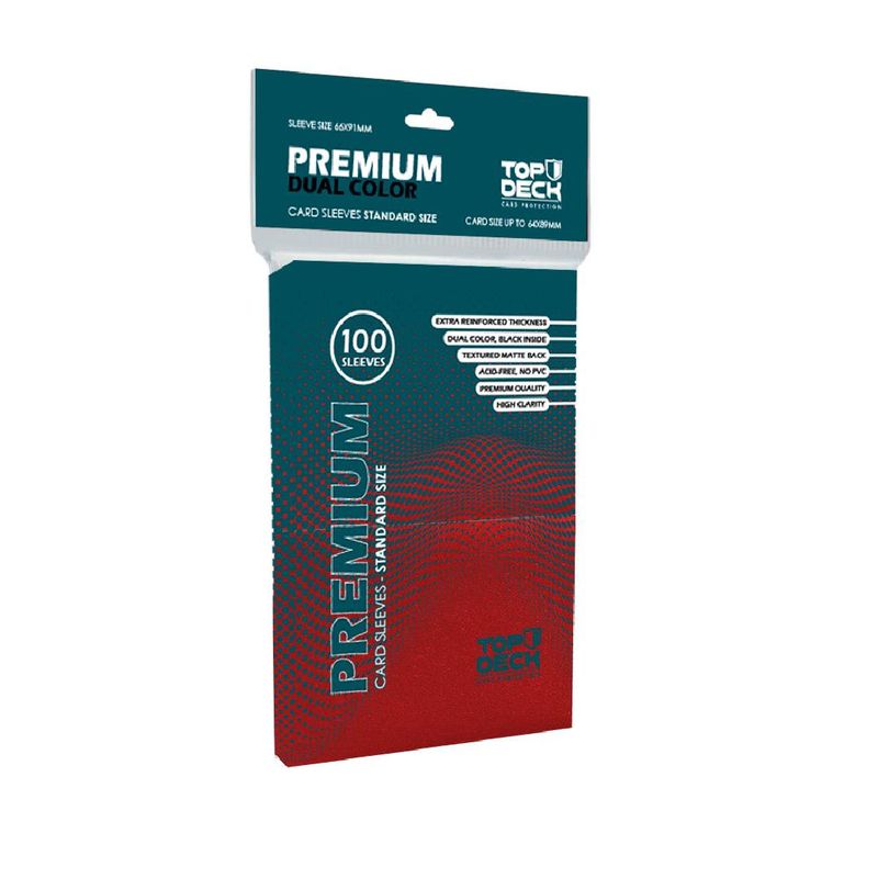 GENERICO - Protector Premium Dual Color Standard Rojo (66x91)