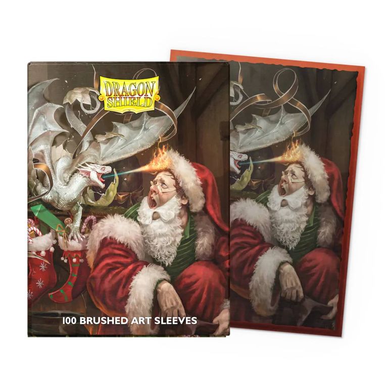 Protectores Dragon Shield: Std. Matte Christmas Dragon 2021