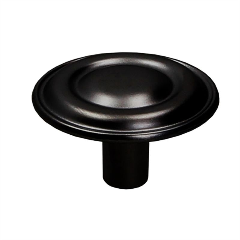 KUTZ - Perilla negro mate 33mm vinilo